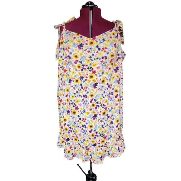 Old Navy Floral Sun Dress (Size 4X) - Picture 1 of 8